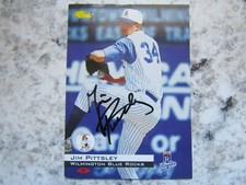 Royals Jim Pittsley Signed Autographed 1994 Classic Wilmington Blue Rocks