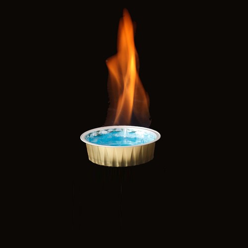 Pastenbrenner mit 1x Brennpaste 80g Spiritusbrenner Fondue Ethanol Brenner - Bild 2 von 2