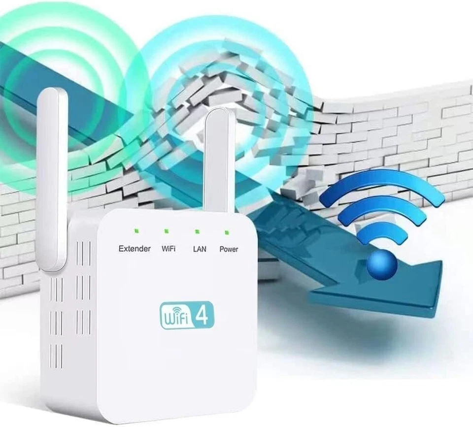 Estensore di portata WiFi, ripetitore di segnale WiFi, 2.4G 300Mbps WiFi Extende - Immagine 3 di 4