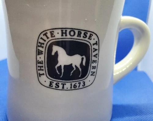 The White Horse Tavern Restaurant Ware Coffee Mug America's Oldest Haunted (C17)