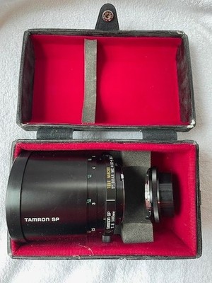 TAMROM SP 500mm TELE MACRO 5 BBAR AND ADAPTALL 2 FOR CANON with CASE