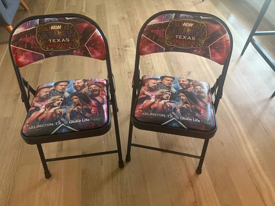 Silla todo en anillo AEW 2025 - EXTREMADAMENTE LIMITADA - 2 disponibles Foto 2 de 4