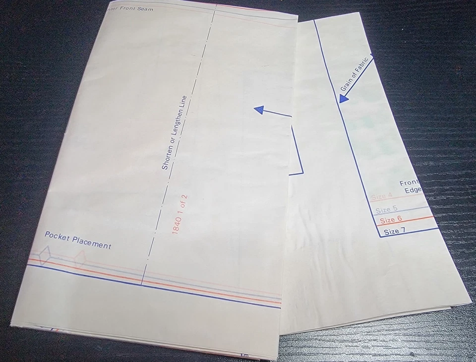 Vintage 1988 Kwik Sew Pattern 1840 Girls Top & Pants Sizes 4/5/6/7 UNCUT - Image 4 of 4