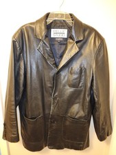 Wilsons Leather Pelle Studio Men's GENUINE Leather Size M GENTLY USED CONDITION