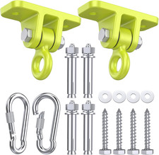Swing Hangers for Wooden Sets Pack of 2 Heavy Duty Swingset Hardware with Lockin