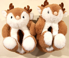 Reindeer Slippers Size Y 4-5