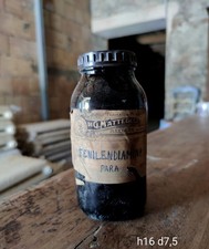 Antica bottiglia bottiglietta farmaceutica farmacia farmaceutiche