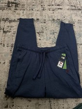 New US Polo Assn. Fleece Joggers Mens Size M , Unisex Inseam30, Rinse Blue Htr