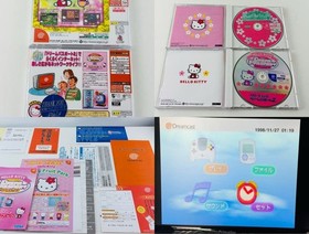 Sega Dreamcast Console Hello Kitty Clear Blue HKT-3000 W/Box DC Sanrio Rare Used