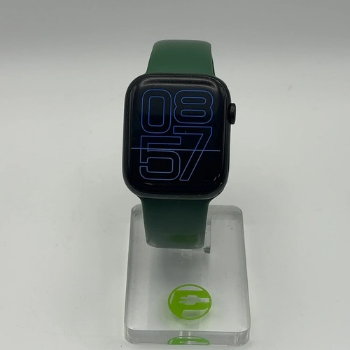 Broken GPS Only Apple Watch Series 7 45MM Aluminum Green Sport Band Bad Battery