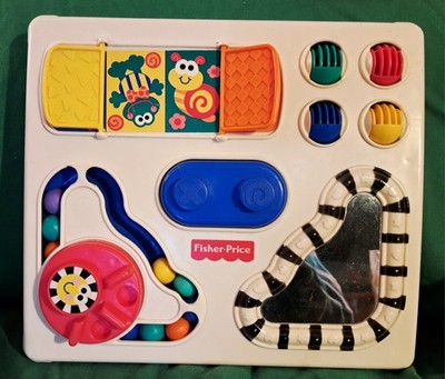 Fisher Price Busy Box Activity Center Childrens Toy 1997 Vintage.
