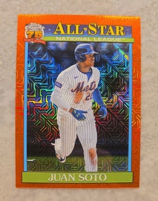 2026 Topps Series 2 Silver Pack Juan Soto All Star 2/25 Orange Mojo #91ASC-9