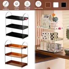 2PACK 3-Tier Bathroom Counter Organizer, Acrylic Corner Shelf for Countertop