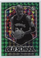 2019-20 Panini Mosaic Old School Green Mosaic Prizm Kevin Garnett #12 HOF rs2