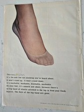 Bas femme Sonliner 1964 coupe basse joli pied vintage fashion ad