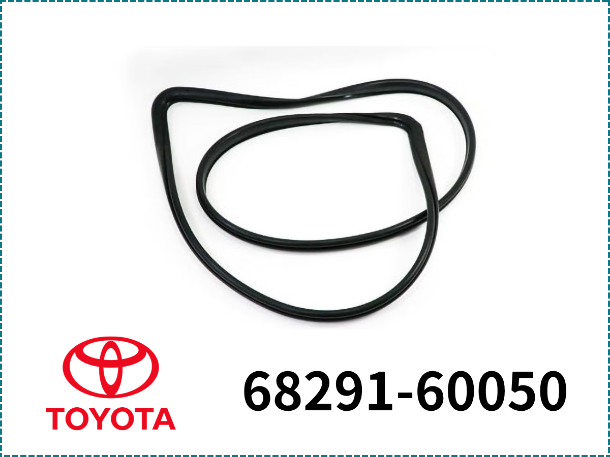 Toyota 68291-60050 Back Door Trunk Glass Weatherstrip Seal Part Japan ...