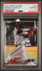 2018 TOPPS CHROME REFRACTOR #193 RONALD ACUNA JR. ROOKIE RC PSA 10