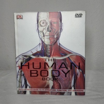 The Human Body Book DK Illustrated Guide Anatomy Physiology DVD-ROM Hardcover