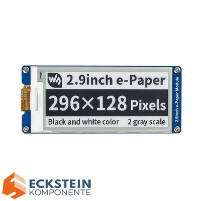 Waveshare 2,9 inch 296x128 E-Paper Display Modul SPI für Raspberry Pi Arduino