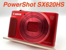 Near Mint Canon PowerShot SX620 HS Red Digital Camera w/Box Charger SD Card JP