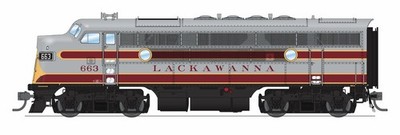 Broadway Limited 9665 HO DLW EMD F3A Diesel Locomotive No-Sound/DCC-Re