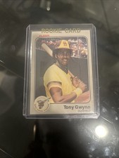 1983 Fleer Tony Gwynn Rookie Card #360 San Diego Padres HOF RC. rookie card picture