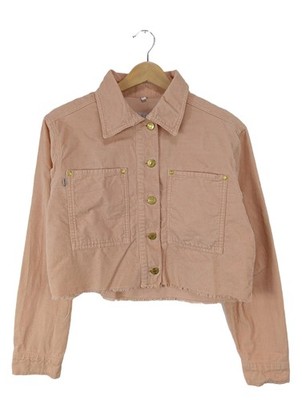 WRSTBHVR Cordjacke Damen Jacke Gr. DE 36 creme Casual-Look