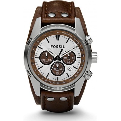 Fossil Herren BIG TIC CH2565 Fashion 45 mm Edelstahl Garantie: 2 Jahre Quarz (ba