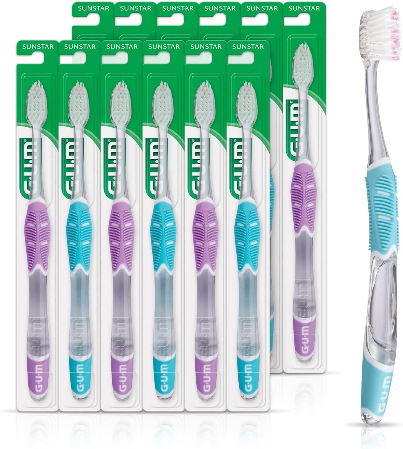 GUM Technique Deep Clean Sensitive Toothbrush, Compact 1 Cou