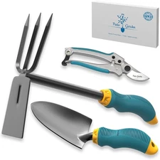 Gardening Tools Set From Alloy Steel Heavy Duty Garden Tool Set With Light  Rub