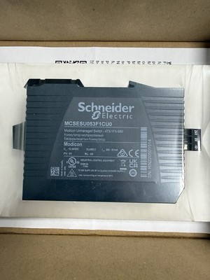 Schneider Electric MCSESU053F1CU0 Modicon Network Switch Fiber Optic New In Box