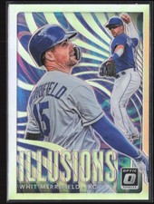 2020 Donruss Optic #OI-5 Whit Merrifield Optic Illusions Holo