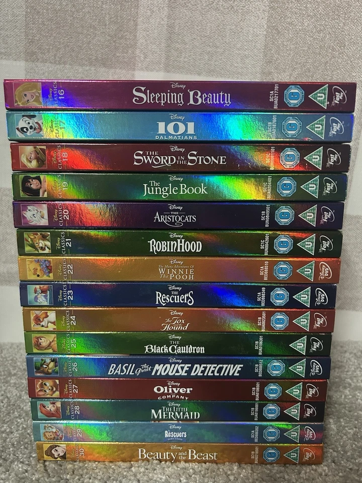 Disney Classics Complete Dvd Collection 1-56 Shiny Slip Covers. ALL SEALED. - Image 4 of 4