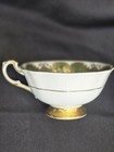 Paragon Kingston Green Teacup & Saucer, Gold Scrolling, Floral Centers England  — photo 9