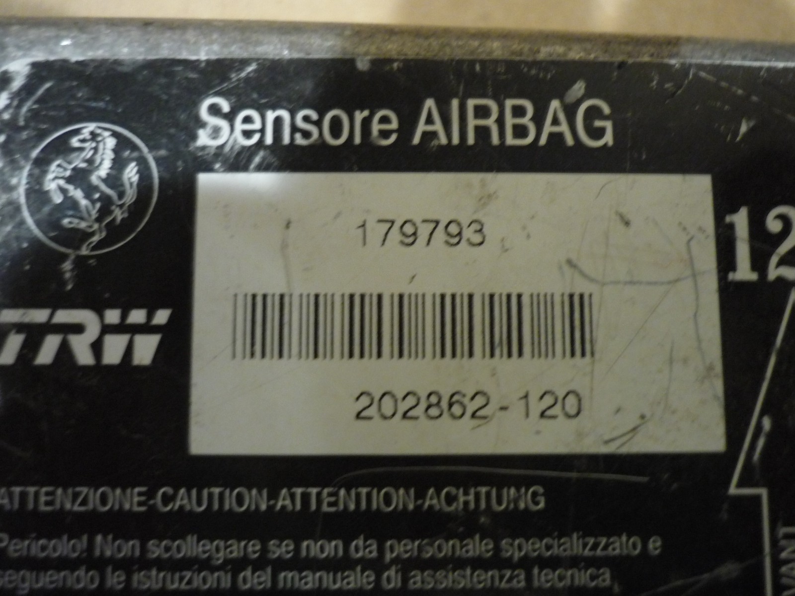 Ferrari 360 - SRS Control Unit /ECU - P/N 179793