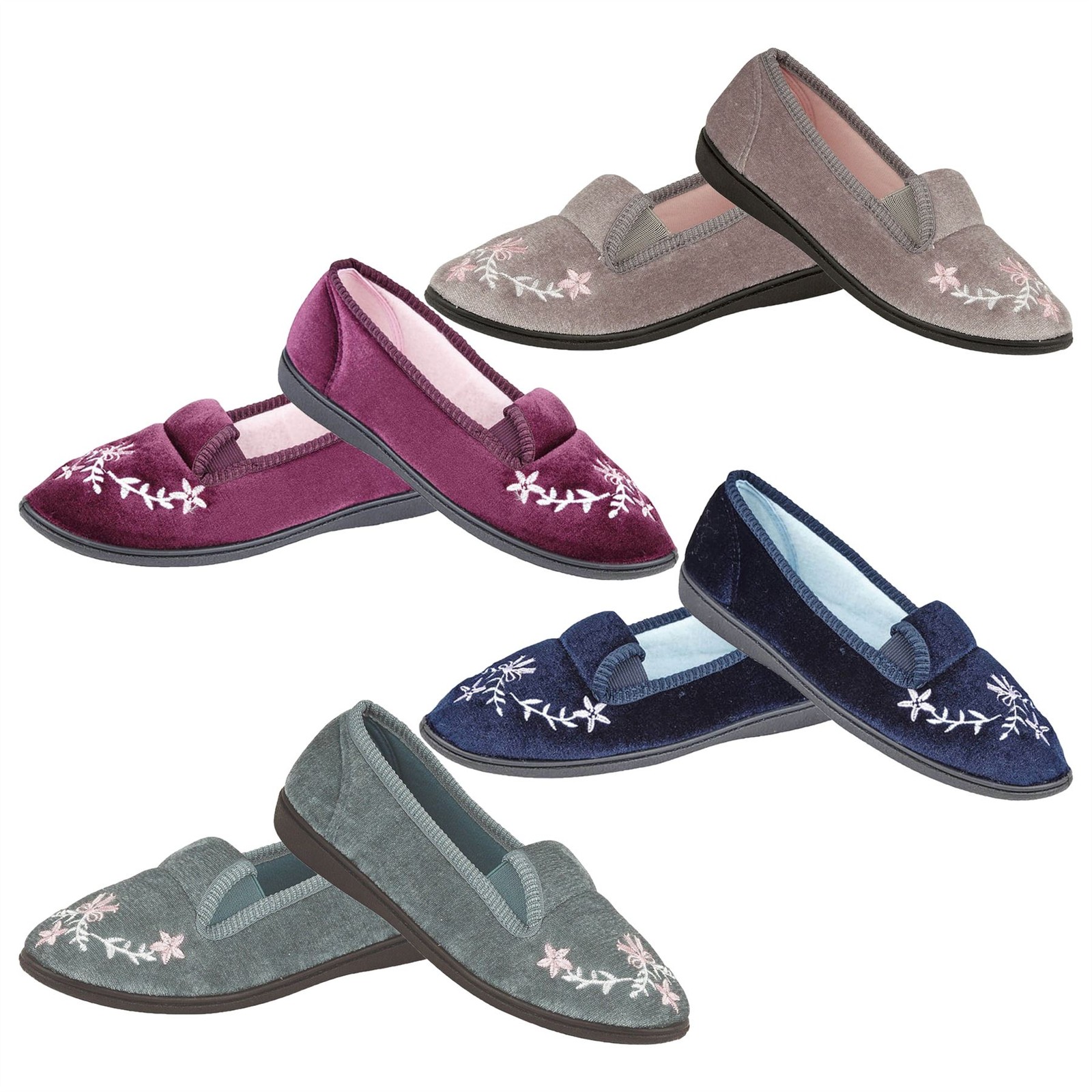 SAOLA Pantofole donna interno esterno scarpe donna suola rigida mocassino comode nuove