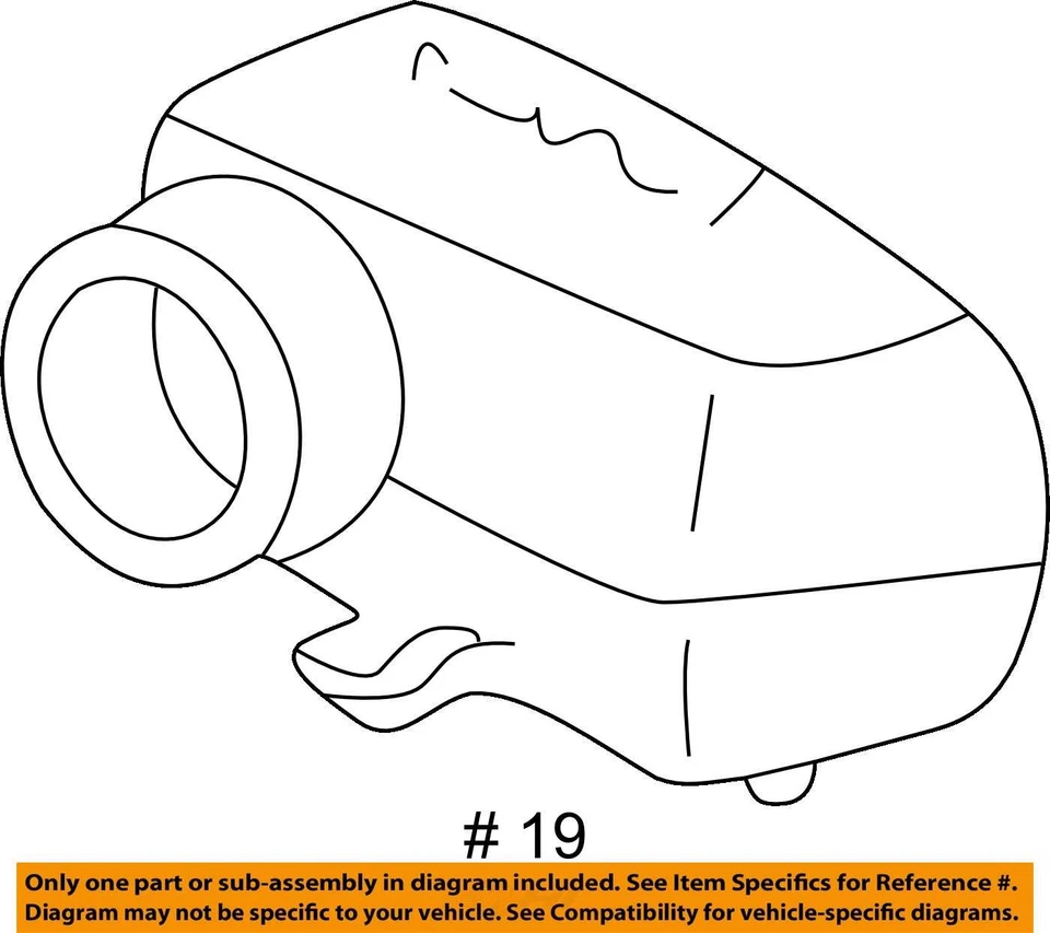 SE ADAPTA A 1996-1998 GMC CHEVROLET C1500 K1500 RESONADOR ASM A/CL 15995695 - NUEVO OEM Foto 3 de 3