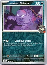 Team Rocket's Grimer Destined Rivals 123/182 Common Reverse Holo NM Pokemon Card