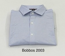 Kirkland Signature Men  s Long Sleeve Button-Up Shirt, Blue, M 15-16, 34/35 