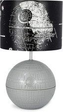 Lámpara de escritorio LED táctil 3D Star Wars Estrella de la Muerte - Lámpara USB de 14 pulgadas