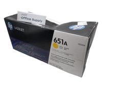 Genuine HP 651A Yellow CE342A Print Toner Cartridge Free Shipping H