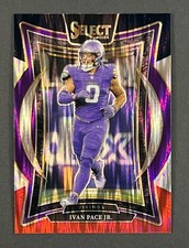 2024 Panini Select - Concourse Ivan Pace Jr. #62 Black & Red Shock Prizm