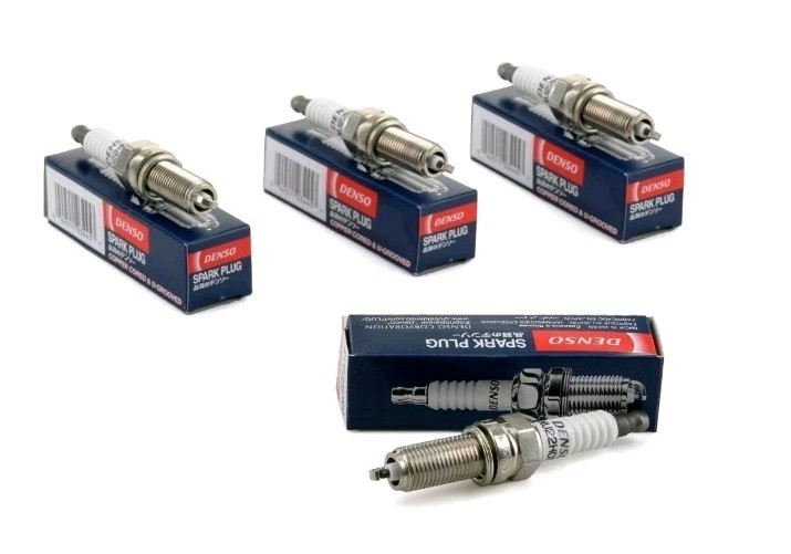 Set 4 Spark Plugs Nickel Original Denso XU22HDR9 Kia Hyundai i30 Smart 