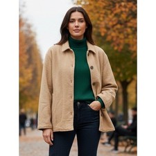 Chaqueta Blazer El Huarache Algodón Para Mujer XS Marrón Algodón Hecha en Guatemala Nueva Sin Etiquetas