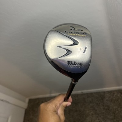 Wilson Hyper Titanium Driver Deep Red Fat Shaft 9.0 RH 305cc Stiff Flex 45.5''