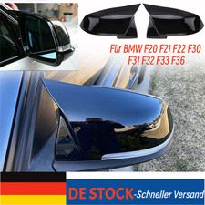 Spiegelkappen Außenspiegel Für BMW F20 F21 F22 F30 F32 F33 F36 X1 Glanz Schwarz