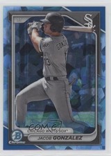 2024 Bowman Sapphire Edition Chrome Prospects Jacob Gonzalez #BCP-41 ff8