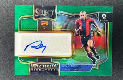 2022-23 Ronaldo R9 Nazario /2 Green UNIQUE 1/1 AUTO  Panini Select Prizm PSR9