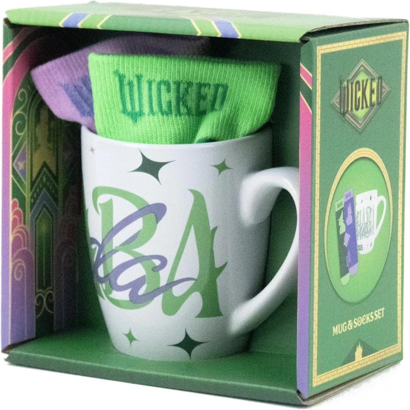 Wicked Mug and Socks Gift Set Glinda and Elphaba