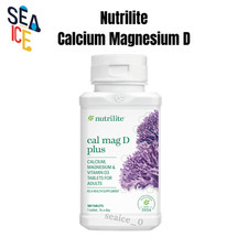 NUTRILITE Calcio Magnesio Más Vitamina D | 180 Tabs | Fuerza y Salud Ósea